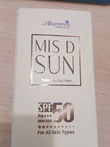MIS D SUN Tinted Sunscreen