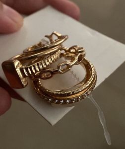 Gold Stacking Ring Set