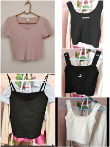 Combo 5 Sets Of Camisole And One Top