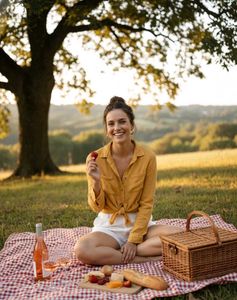 ✨Mustard Yellow Tie-Front Top✨