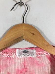 Pink Emboridered A-Line Top (Women’s)