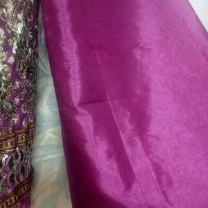 Beautiful Purple Dress Material