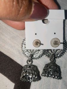 Floral Jhumka Earrings