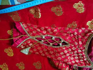 Red Jari Woven Saree