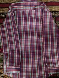 checkes print man premium Shirt