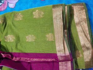 Elegant Green Saree
