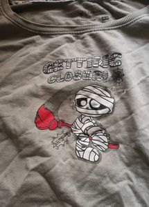 Cartoon Mummy Graphic Tee