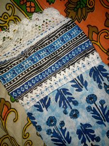 Blue Anarkali Kurta  Myntra