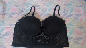 Black Lace Bustier