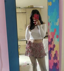 Zara Floral Print Skort