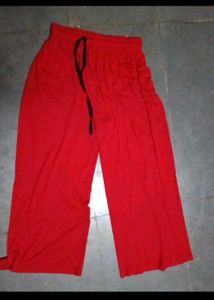 Unused red Palazzo