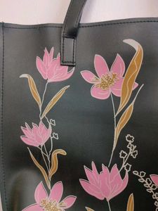 Floral Print Tote Bag