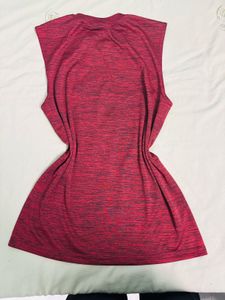 Red Workout Top