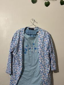 Vintage Floral Print Outfit