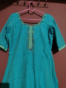 Blue Colour Traditional Kurtha