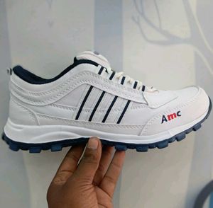AMC White Casual Sneakers