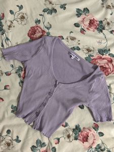 Lavender Crop Top