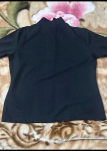 Black Ribbed Top