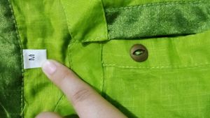 Green Embroidered Kurta