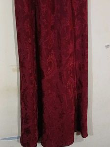 Elegant Maroon Maxi Dress