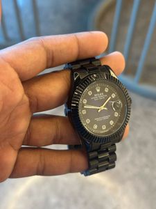 ROLEX watch premium black finish