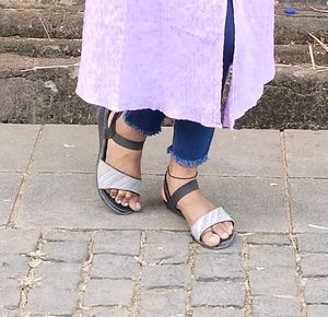 Stylish Black Heel Sandals