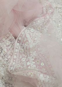 Elegant Baby Pink Colour Brand New Net Saree