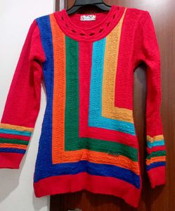 Colorful Striped Cozy Sweater