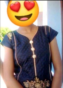Beautiful Navy Blue Colour Gown