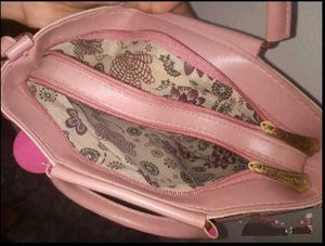 3 Handbags: black , sky blue, floral printed