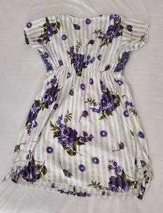 Vintage Lavender Floral Top