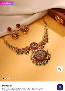 Priyaasi jewellery gold plated temple