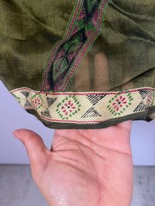 Organza Olive Dupatta