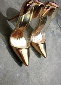 Rossi Gold Pumps