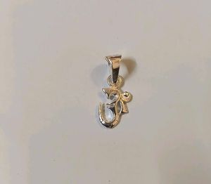 Pure Silver &#39;Om&#39; Pendant #fixed price