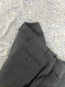 Gray Casual Pants