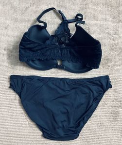 JOCKEY - Navy Lace Bra Set