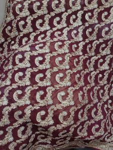 Beautiful bridal georgette  saree with Blouse