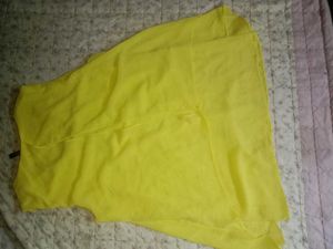 Yellow Sleeveless Top