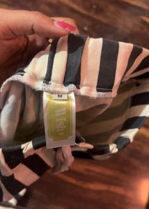 Striped Black &amp; White Pants