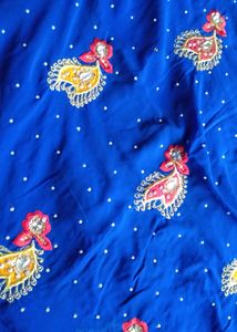 Elegant Blue Saree