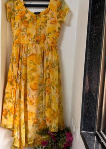 Floral Yellow Dress