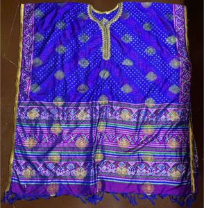 Ethnic Blue Kaftan Kurta