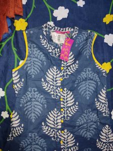 Navy Blue Kurta