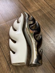 Ceramic Silver Flame ( 1 Pc)