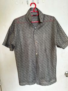 Mesh Men's Casual Shirt