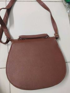 Brown &#39;Victoria&#39; Crossbody Bag