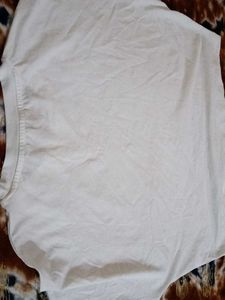 White Boxy Crop Top