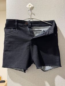 Black Shorts Unused 28 Waist Little Strechable