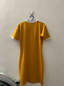 Yellow Ringer Bodycon Dress Size: L